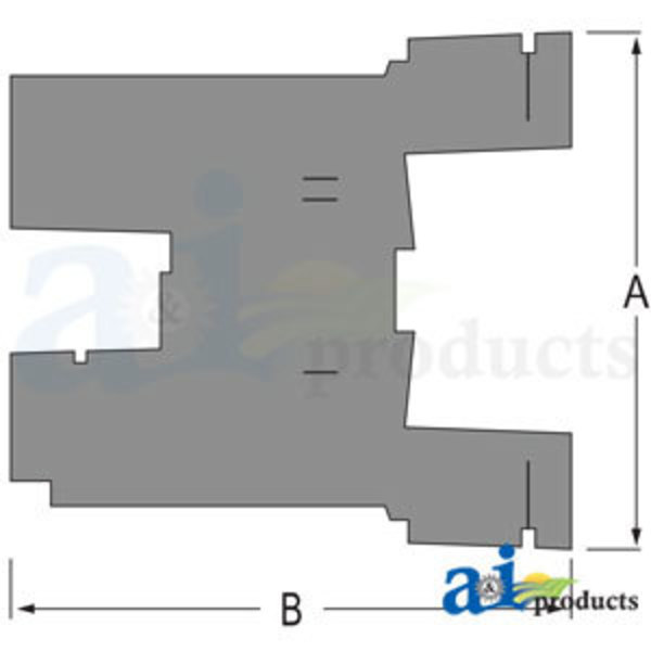 A & I Products Floor Mat 0" x0" x0" A-CFM320